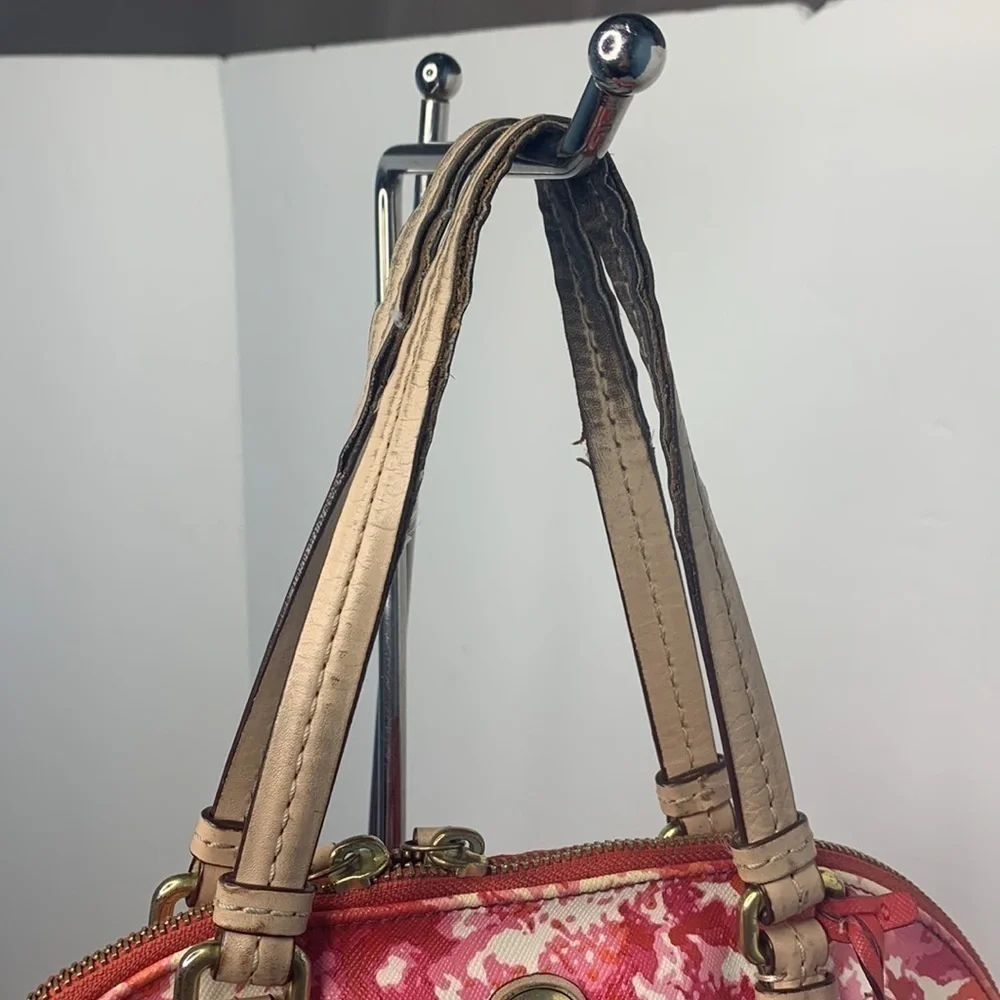 Coach Cora Rare F31341 Peyton Floral Domed Satchel